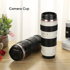 Stainless Steel SLR Camera Coffee Lens Mug Camera White Black Coffee Mug Coffee Cups Creative Emulation Mug Gift 50-400Ml