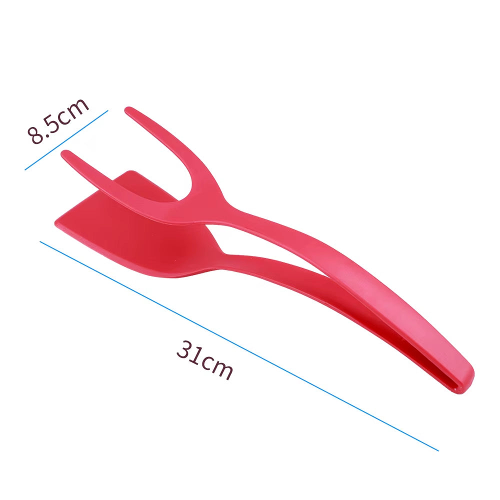 2 in 1 Grip Flip Tongs Spatula