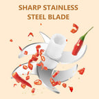 Electric Garlic Chopper, 4 Sharp Blades，Portable Veggie Chopper, 300ML Garlic Grinder Masher Onion Chopper, Blender to Vegetable, Cordless Food Processor for Ginger, Chili, Fruit, Meat, Spices, Beans, Etc