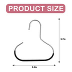 6 Counts Hat Organizer, Stainless Steel Hat Hangers for Closet, Hat Rack Hat Holder Cap Organizer for Baseball Caps, Scarf, Hat